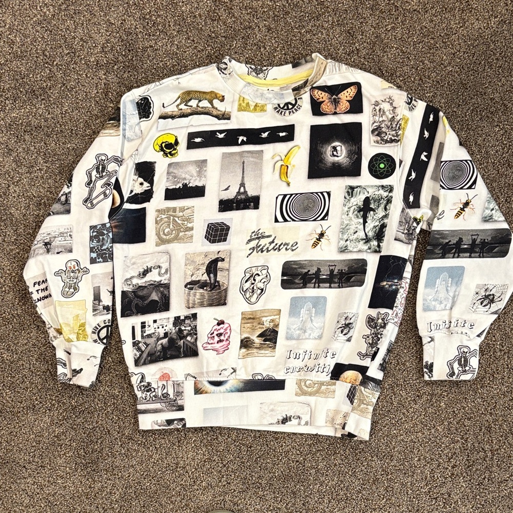 Molo Multicolor Graphic Kids Sweatshirt